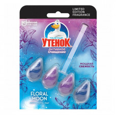 Туалетный утенок Твердый блок Floral Moon 38,6г (Подвеска)