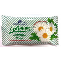 НОВЫЕ ГОРИЗОНТЫ Влажные салфетки Освежающие OPTIMUM с ароматом Ромашки 15шт