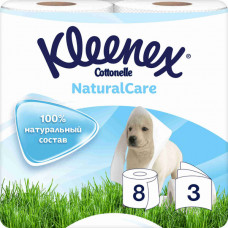 Клинекс т/бумага Natural Cottonelle 8 рулон.155sc.РАСПРОДАЖА