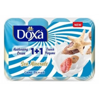 DOXA Мыло твердое 1+1 МОРСКИЕ МИНЕРАЛЫ 4х80г DOXA Мыло твердое 1+1 МОРСКИЕ МИНЕРАЛЫ 4х80г