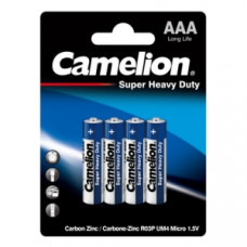 Батарейка мизинч R03 BL-4/R03P-BP4B Цена за 4 шт Camelion (в уп.12*4шт)