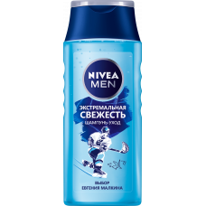 Нивея шампунь 400 мл. мужской  FRESH FREEZE/Экстремальная свежесть