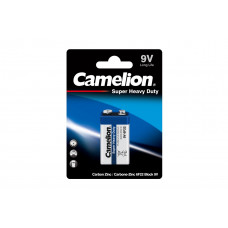 Батарейка крона 6F22 Blue BL-1 9В цена за 1шт Camelion (6F22-BP1B, батарейка,9В)