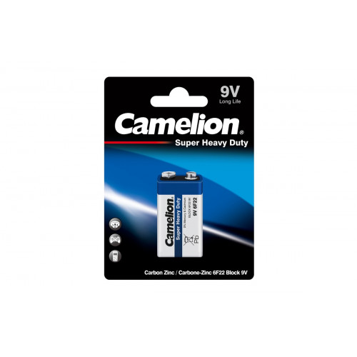 Батарейка крона 6F22 Blue BL-1 9В цена за 1шт Camelion (6F22-BP1B, батарейка,9В) Батарейка крона 6F22 Blue BL-1 9В цена за 1шт Camelion (6F22-BP1B, батарейка,9В)