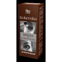 Кокетка краска д/бровей и ресниц тон коричневый