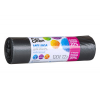 Мешки для мусора Fun Clean Особо прочные черные 120л*10шт ролик
