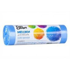Мешки для мусора Fun Clean Особо прочные голубые 35л*25шт ролик (вл.70шт)