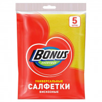 BONUS Cалфетки вискозные 5 шт (30*38)