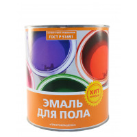 Эмаль Простокрашено для пола золотисто-коричневая 2,7кг