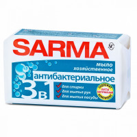 САРМА с антибактериальным эффектом мыло хозяйственное 140г (НК)