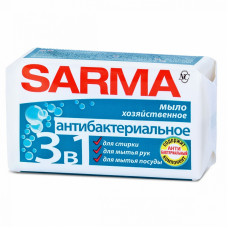 САРМА с антибактериальным эффектом мыло хозяйственное 140г (НК)