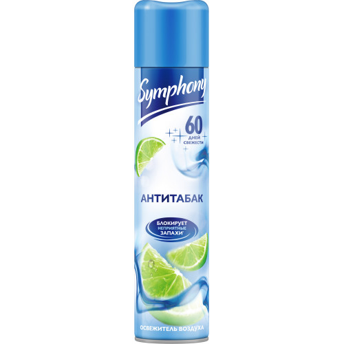 Symphony освежитель Антитабак (Лимон и мята), 300 см3