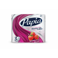 Туалетная бумага Papia Клубничная мечта 3сл 4*14