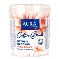 AURA ватные палочки 100 шт стакан КК/48 сh п pr AURA ватные палочки 100 шт стакан КК/48 сh п pr