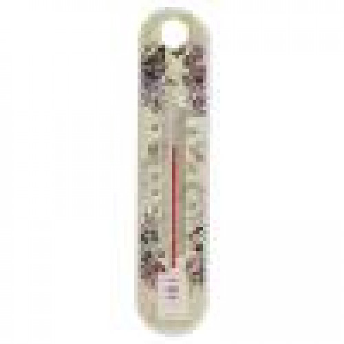 Термометр комнатный Цветы на блистере, пластик 19*4см INSALAT