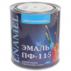Эмаль ПФ-115 Простокрашено черная 2,7кг