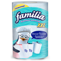 Бумажные полотенца Familia 2сл 1*18 XXL Бумажные полотенца Familia 2сл 1*18 XXL