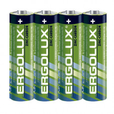 Батарейка Ergolux пальчик R 6 SR4  1,5В цена за 4шт