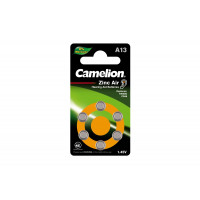Батарейка для слуховых аппаратов ZA13 BL-6 Mercury Free(A13-BP6(0%Hg)1.4V,280mAh Camelion цена за6шт