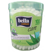 Белла ватные палочки Cotton Care экстракт алоэ в круглой пластиковой коробке, 100 шт. Белла ватные палочки Cotton Care экстракт алоэ в круглой пластиковой коробке, 100 шт.