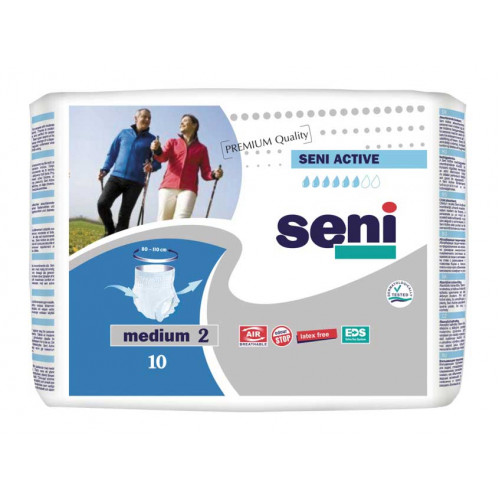 Белла трусы впитывающие для взрос. Seni Activ Medium, размер M/2 80-110 см., 10 шт. Белла трусы впитывающие для взрос. Seni Activ Medium, размер M/2 80-110 см., 10 шт.