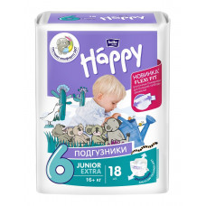 Белла подгузники (6) для детей размер JUNIOR EXTRA 16+кг., 18 шт.