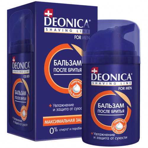 Deonica FOR MEN Максимальная защита бальзам после бритья, 50 мл