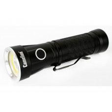 Фонарь LED 51519, LED 3W+3W COB+red, 4 реж., 3ХLR03 в компл.алюм. откр. блистер, титан Camelion
