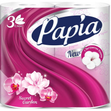 Туалетная бумага Papia Secret Garden 3сл 4*14