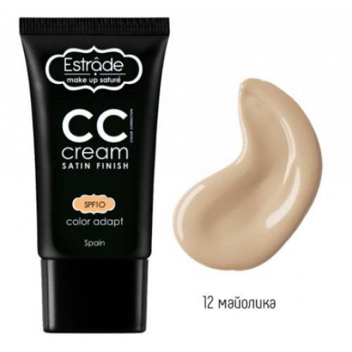 Эстрада Тональный крем СС cream satin finish 12 натуральный