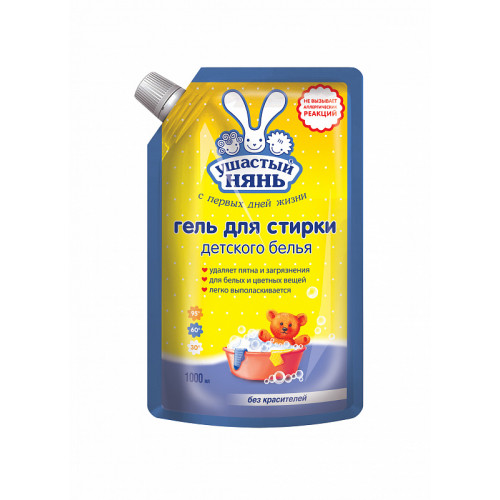 Ушастый нянь средство д/стирки 1000 мл ДойПак Ушастый нянь средство д/стирки 1000 мл ДойПак