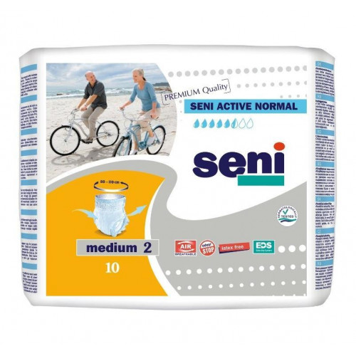 Белла трусы впитывающие для взрос. Seni Activ NORMAL Medium, размер M/2 80-110 см., 10 шт.