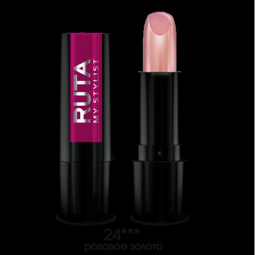 Рута Губная помада GLAMOUR Lipstick 24 розовое золото