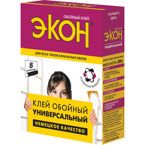 Обойный клей ЭКОН Универсальный, 200 г