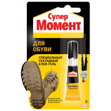 Супер Момент Для Обуви 3 г на единичной блистер-карте, в шоу-боксе