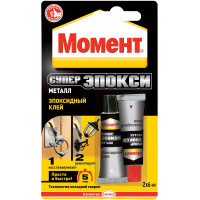 Момент Супер Эпокси Металл, 2x6 мл в ш/б