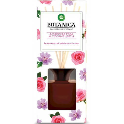 Арвик Botanica аромат.диффузор Алтайская роза и луговые цветы 80мл Арвик Botanica аромат.диффузор Алтайская роза и луговые цветы 80мл