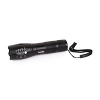 Фонарь LED 51530, LED XML-T6, ZOOM, 5 реж., 3ХLR03 в компл.алюм. откр. блистер, титан Camelion