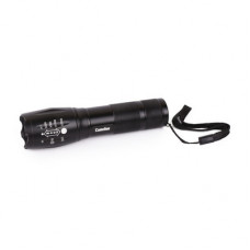 Фонарь LED 51530, LED XML-T6, ZOOM, 5 реж., 3ХLR03 в компл.алюм. откр. блистер, титан Camelion
