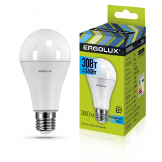 Лампы светодиодные Ergolux  LED-А70-30W-E27-4K (30Вт Е27 4500К180-240В) ЛОН холодный свет