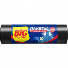 60л BIG CITY пакет LD суперпрочные д/мусора 10/60л синий