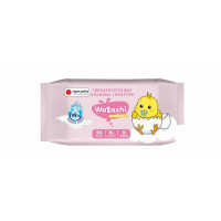 WATASHI Влажные салфетки для детей  0+ big-pack 54шт КК/16