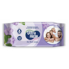 Влажная салфетка Ultra Fresh Family -  60шт для всей семьи