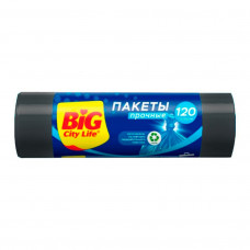 120л BIG CITY  пакет д/мусора  70*106см 10 шт черные