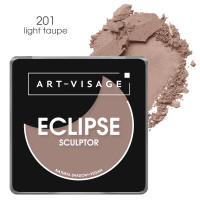 АВ Скульптор пудровый ECLIPSE 201 light taupe светло серо коричневый АВ Скульптор пудровый ECLIPSE 201 light taupe светло серо коричневый