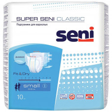 Белла подгузники для взрослых Super Seni CLASSIC Small, размер S/1 55-80 см, 10шт.