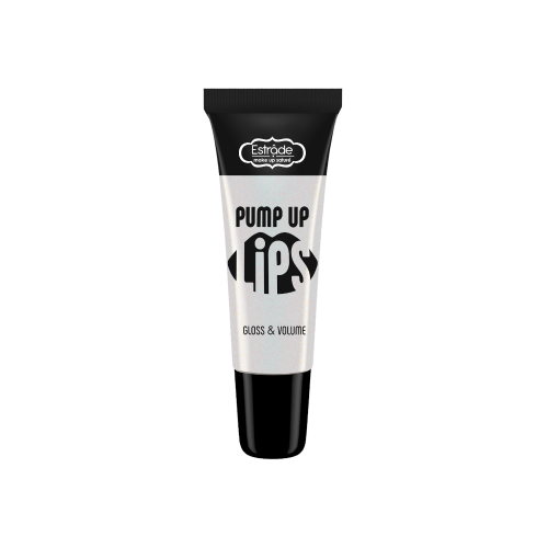 ES Блеск для губ с плампинг-эффектом PUMP UP LIPS тон 85 белый с блестками