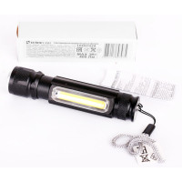 Фонарь LED51524 аккум 4В, 3Вт, черный, 4 режима, фокус, USB, бокс. Ultraflash Фонарь LED51524 аккум 4В, 3Вт, черный, 4 режима, фокус, USB, бокс. Ultraflash