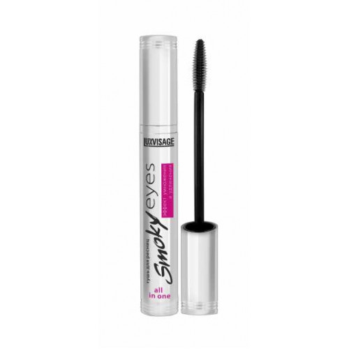 Тушь для ресниц LUXVISAGE Smoky eyes Эффект умножения и удлинения черная
