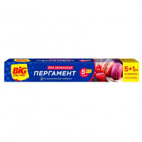 BIG CITY Пергамент для запекания 5+1м на гильзе в боксе